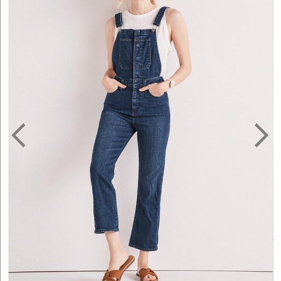 Lucky Brand Pants - Lucky Brand Bridgette Crop Flare Overalls